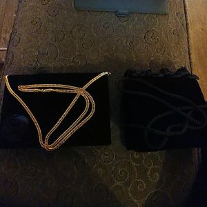 Bundle of two little velvet clutches